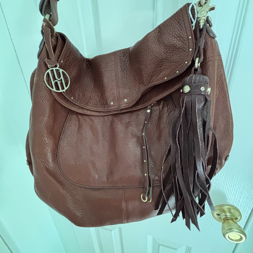 Brown Leather Shoulder Bag